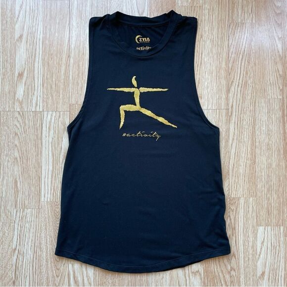 Zyia Active Black Sleeveless Tank Top - Picture 5 of 6